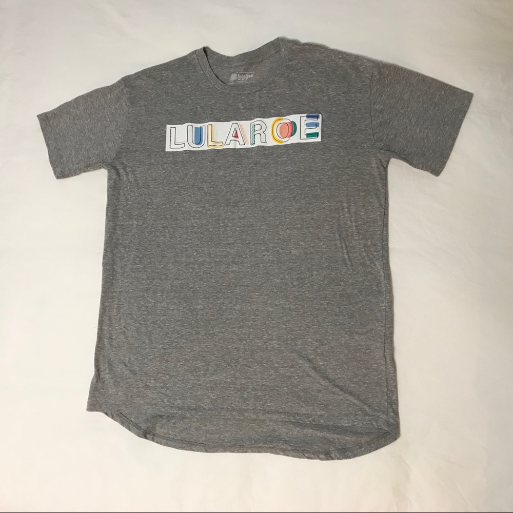 LuLaRoe Gray Relaxed Tee/Shirt Tunic